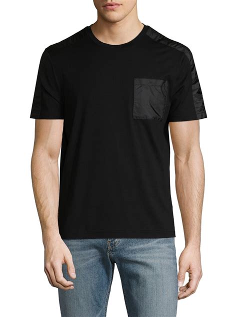 prada mens t shirt with pocket|prada men's short sleeve shirts.